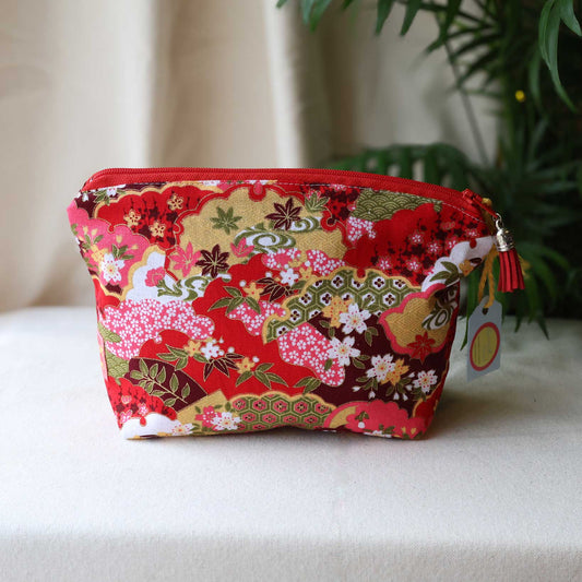 Isumi Red Japanese Everyday Pouch