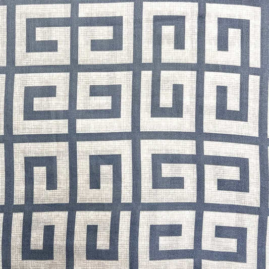 Grey Maze Print Scarf