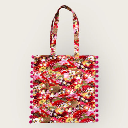 Isumi Japanese Tote With Strawberry Trim