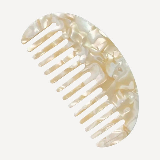 Shell comb on a white background