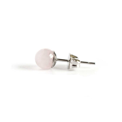 6mm Single Gemstone Stud Earring