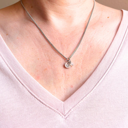 June Birthflower With Birthstone Necklace