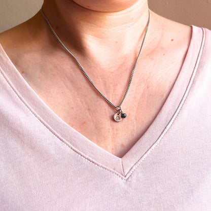 May Birthflower With Birthstone Necklace