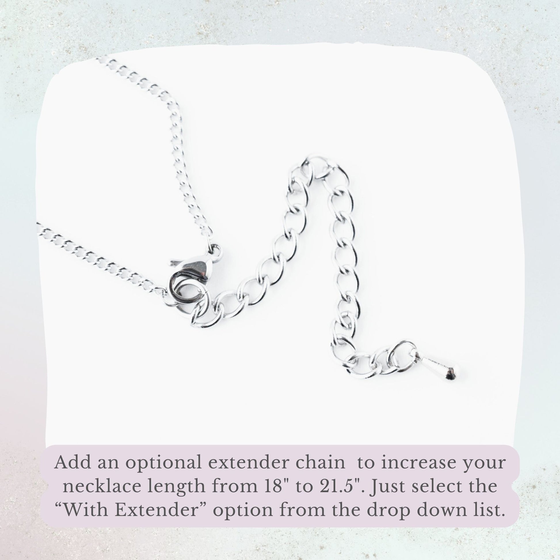 Add an extender chain to your necklace graphic