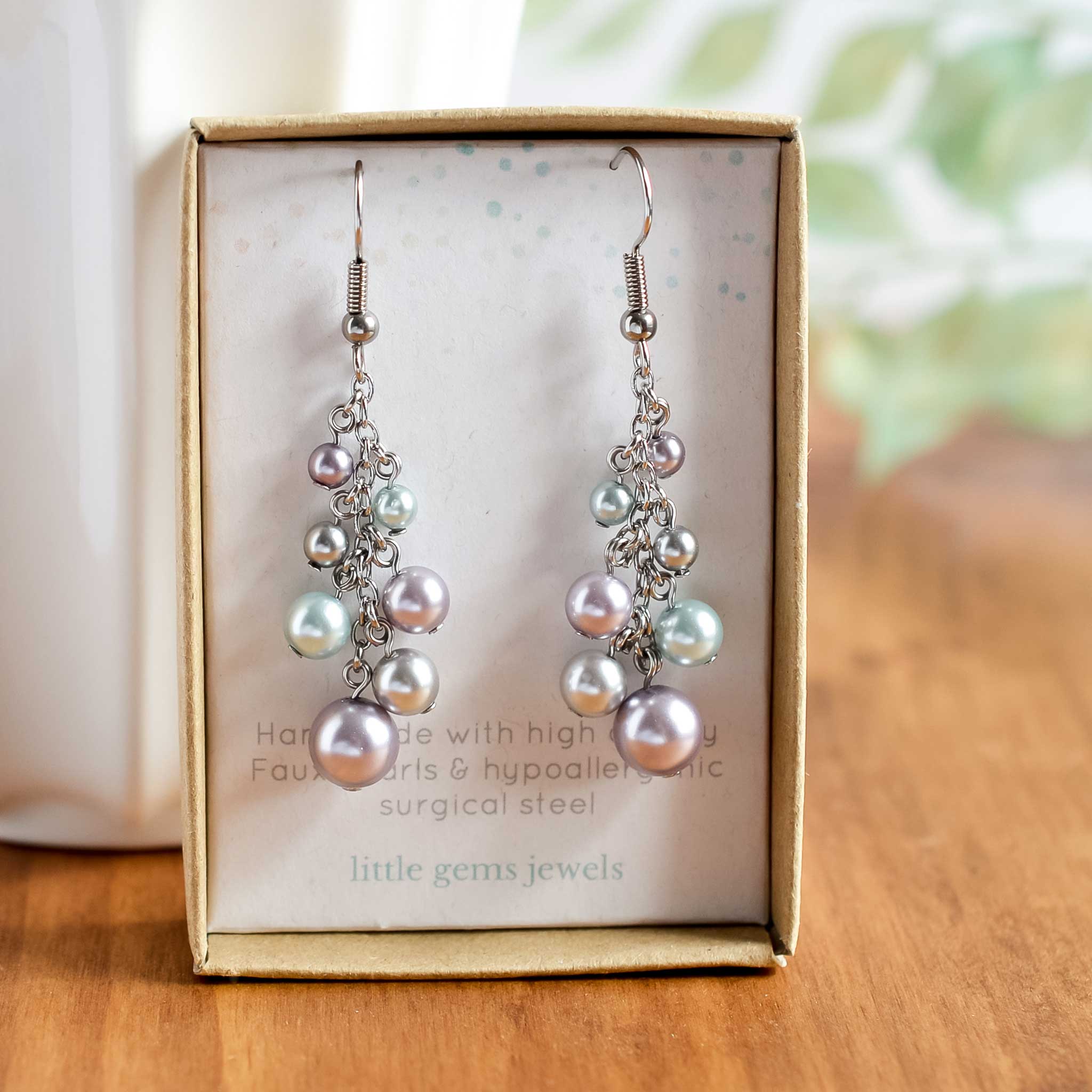 Vintage Seeded Pearl and Blue Enamel Frame Earrings in 18K – Watch &  Jewelry Exchange