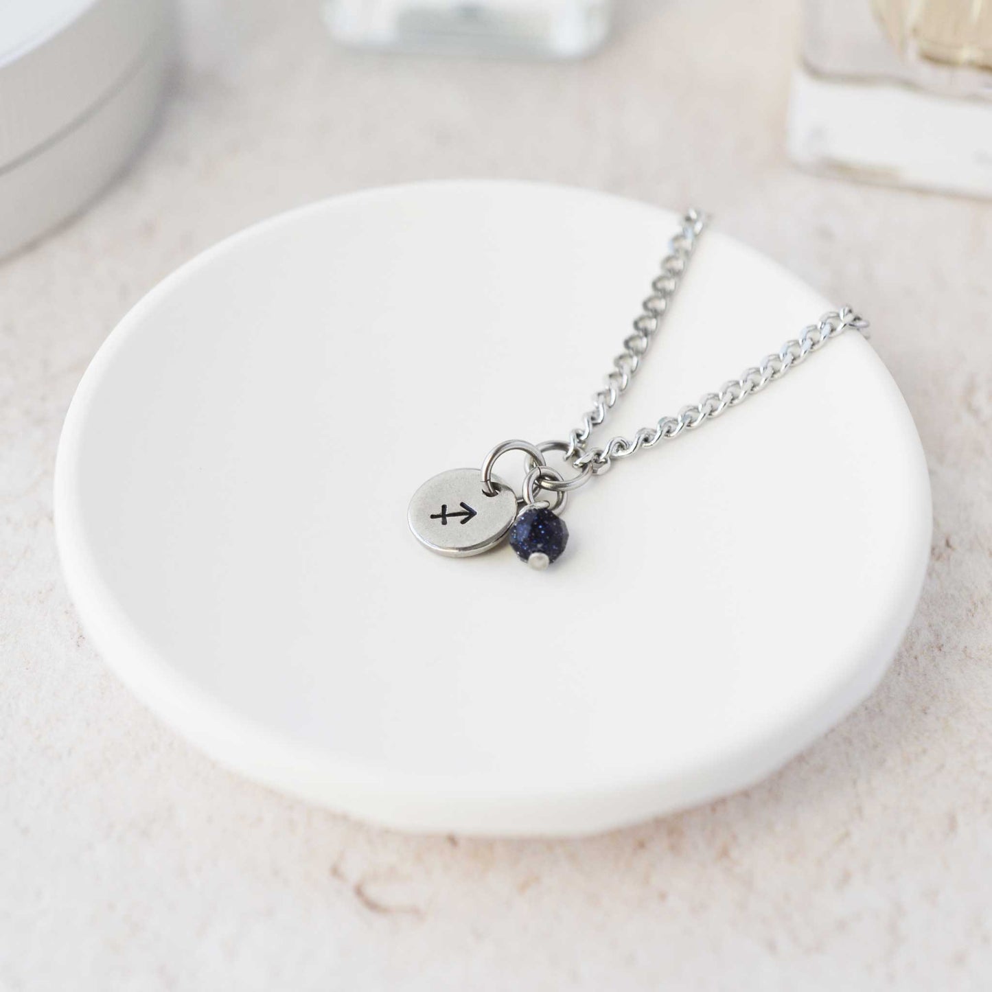 Sagittarius Zodiac Sign Necklace