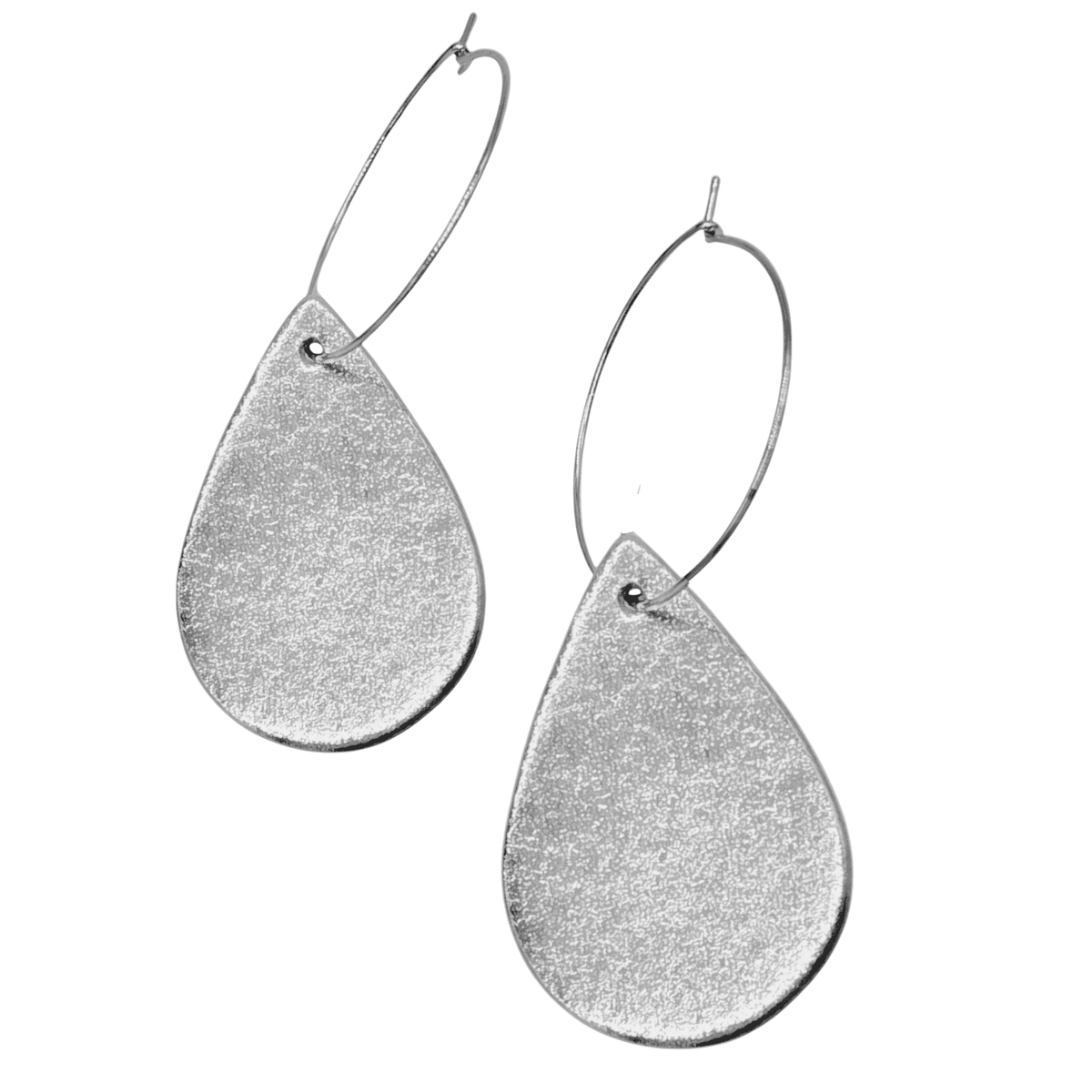 Double sided mini teardrop earrings