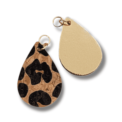 Double sided mini teardrop earrings