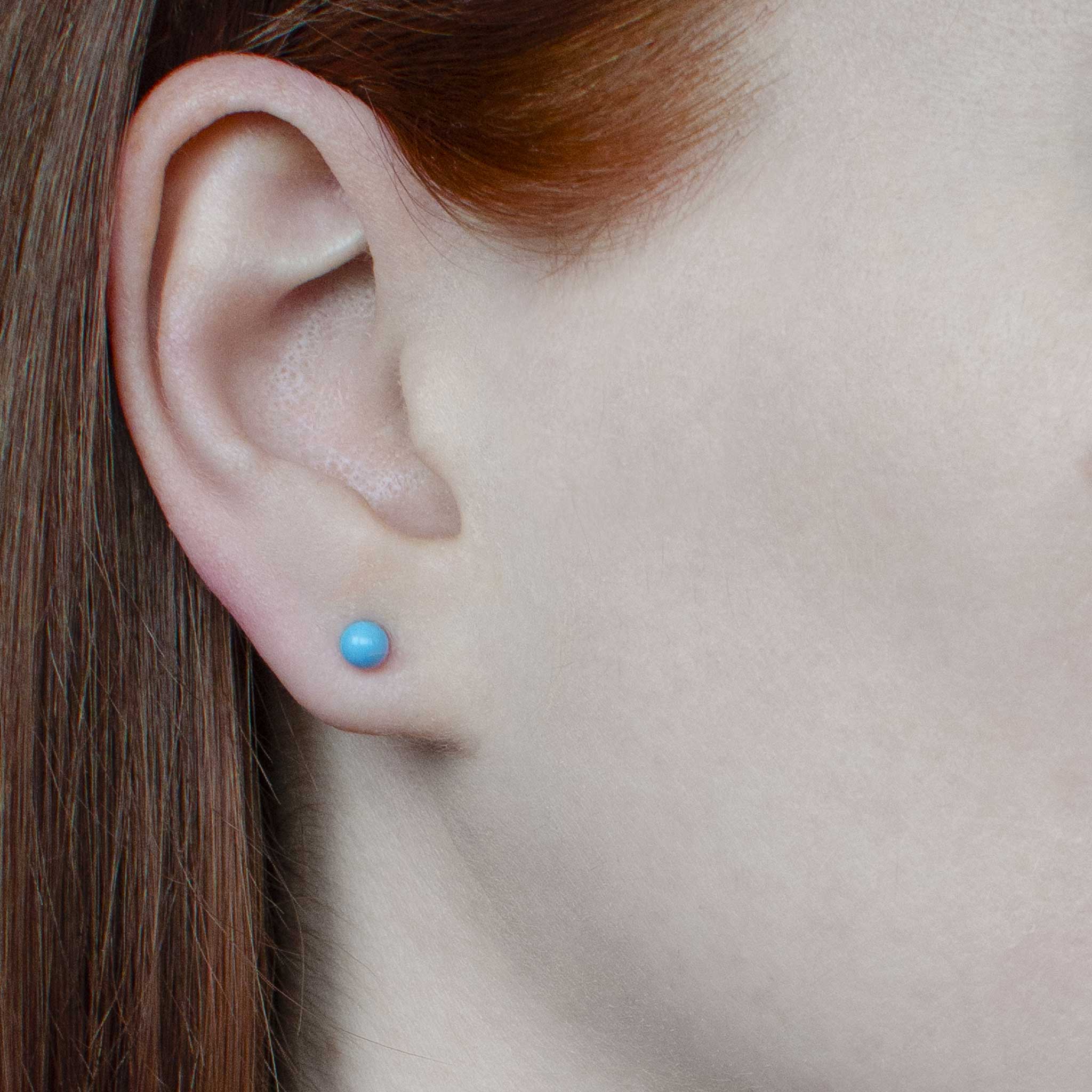 Turquoise studs hot sale